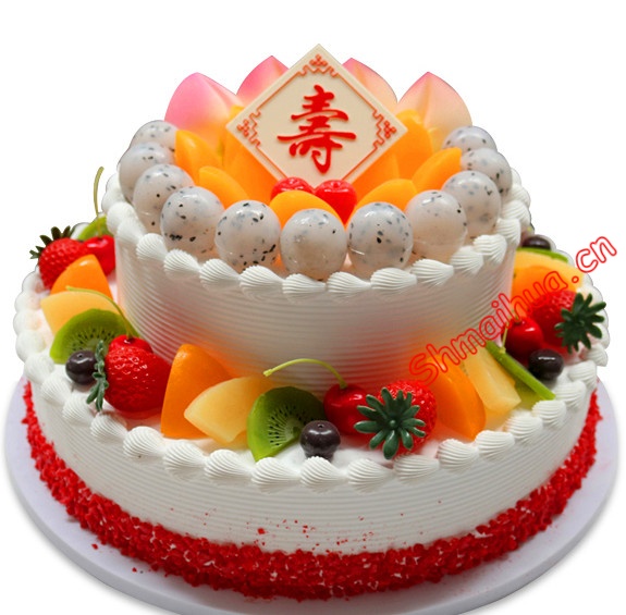 蛋糕礼篮|生日蛋糕鲜花-寿与天齐-点击浏览商品大图